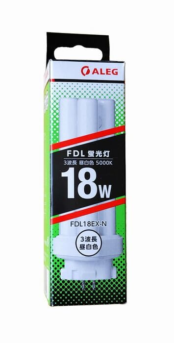 Amazon | ALEG FDL蛍光灯 FDL18EX-N 10本 | ALEG | コンパクト形